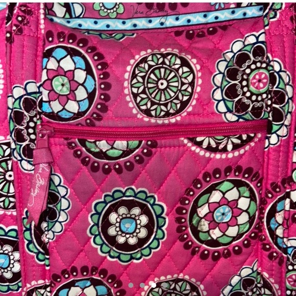 vera bradley large tote pink cupcake - Picture 3 of 4